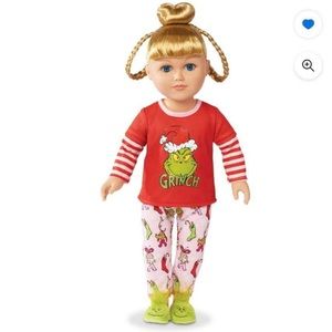 New never opened my life blonde grinch girl